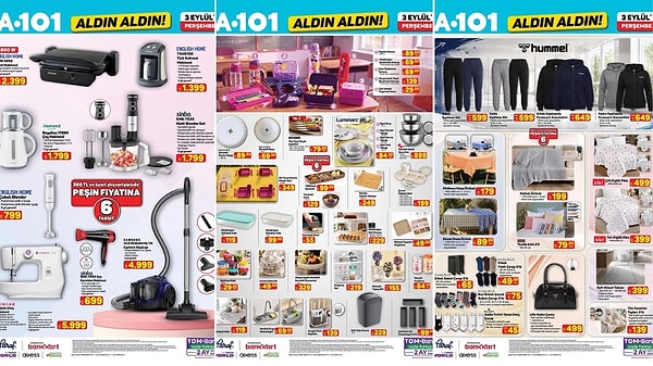 A101'e Dikiş Makinesi Geliyor! 3 Eylül 2026 A101 Aldın Aldın Kataloğu