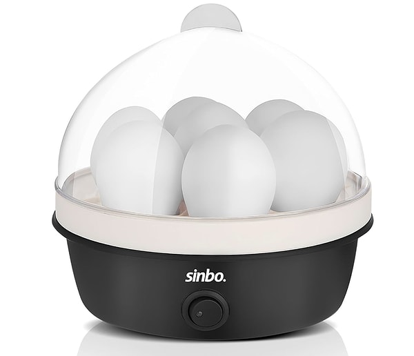 Sinbo SEB-5807 7 yumurtalık elektrikli pişirici ile ocak başında bekleme derdine son!