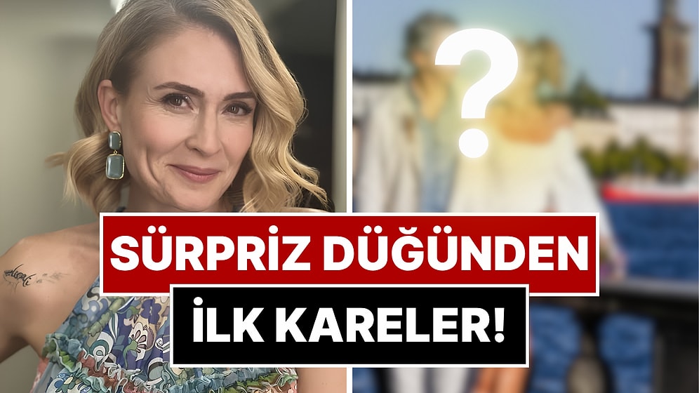Kimselere Duyurmadan Evlendiler: Ceyda Düvenci ve Güçlü Mete’den Sürpriz Nikah Kareleri!