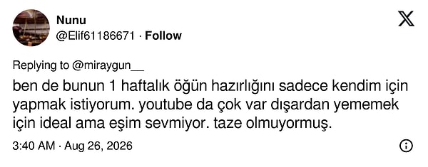 Bir haftalık yemek hazırlığıyla başlayan tartışma büyüdü