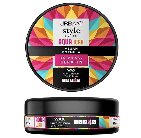 Urban Care Style Guide Islak Görünüm Sağlayan Wax ile saniyeler içinde güçlü saç stili!