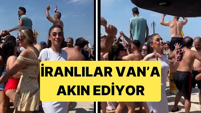 İranlı Turistler Her Gün Otobüslerle Gelerek Van'da Eğlencenin Tadını Çıkarıyor