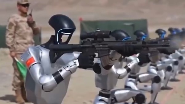 Robotlar ciddi silahlar kullanabilecek.