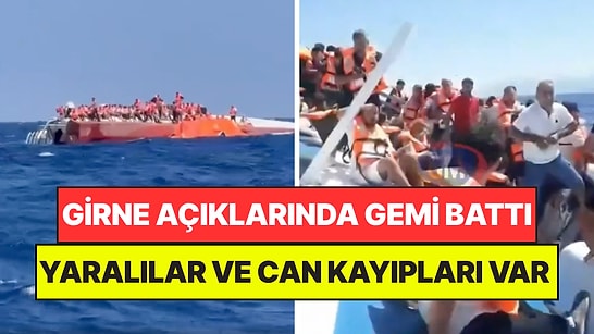 Girne Açıklarında 259 Yolcuyu Taşıyan Gemi Battı: Yaralılar ve Can Kayıpları Var