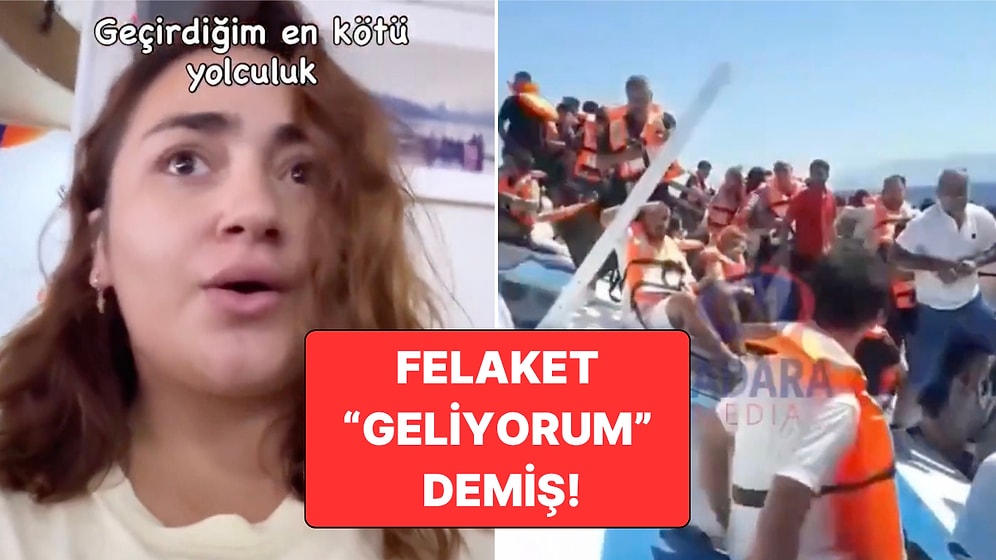 Bir Kadın Girne'de Batan Gemiyle Günler Önce Yaptığı Yolculuğu Paylaştı