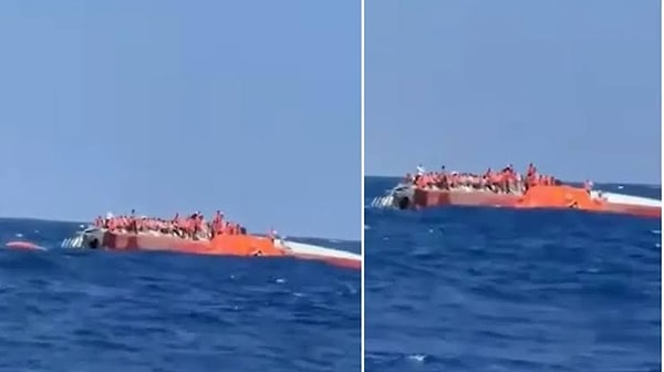 Girne Açıklarında Yolcu Gemisi Battı