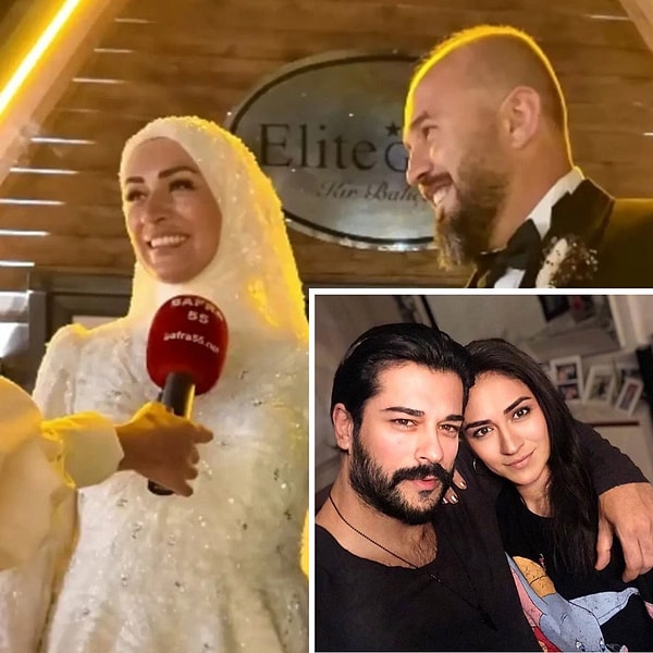 Burak Özçivit'in kız kardeşi Burçun Özçivit evlendi, düğün görüntülerinde gözler ister istemez ünlü oyuncuyu aradı!