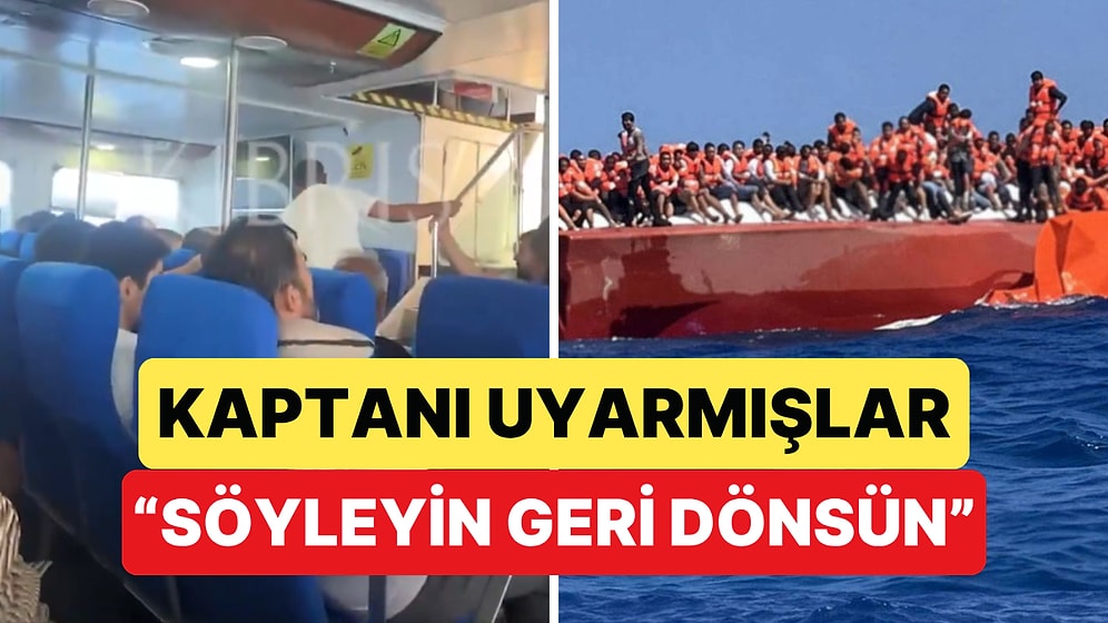 Girne'de Batan Gemide Yolcular Mürettebatı Uyarmışlar: "Kaptana Söyleyin Geri Dönsün"
