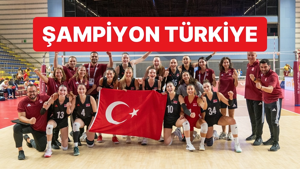 2026 Akdeniz Oyunlarında Kadın Milli Takımımız Voleybolda Şampiyon Oldu
