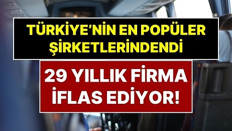 Türkiye'nin 29 Yıllık Popüler Otobüs Firması İflas Ediyor: Mahkemeden Üç Aylık Süre!