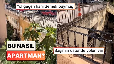 Binanın Çatısını Yol Yapmışlar! Bir Emlakçı Şile'deki İlginç Apartmanı Paylaştı