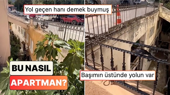 Binanın Çatısını Yol Yapmışlar! Bir Emlakçı Şile'deki İlginç Apartmanı Paylaştı