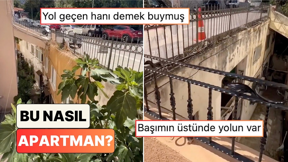 Binanın Çatısını Yol Yapmışlar! Bir Emlakçı Şile'deki İlginç Apartmanı Paylaştı