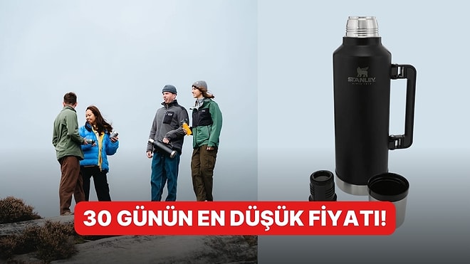 Çok Satan Listesinin Yıldızı Stanley Klasik Vakumlu Çelik Termos İndirimde!