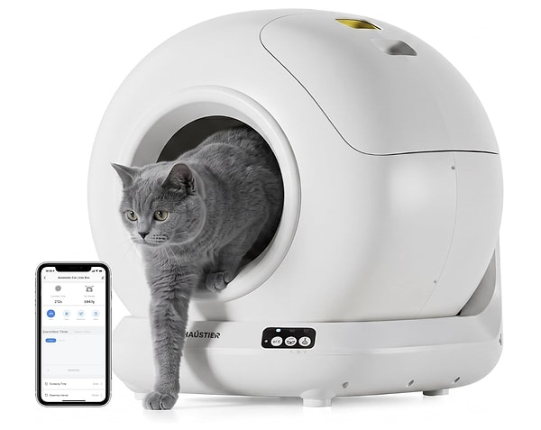 Haustier CLB01 akıllı otomatik kedi tuvaleti %26 indirimle 13.490,00 TL yerine 9.999,00 TL!