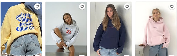 The Champ Clothing Pinterest tarzı oversize sweatshirt'lerde 4 al 3 öde fırsatı!