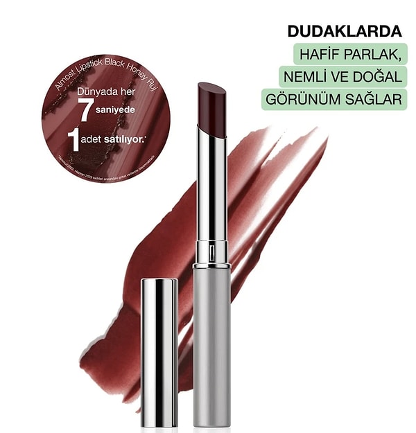 Clinique Almost Lipstick Black Honey ikonik ruj sepete özel 1.539,00 TL yerine net 1.154,25 TL!