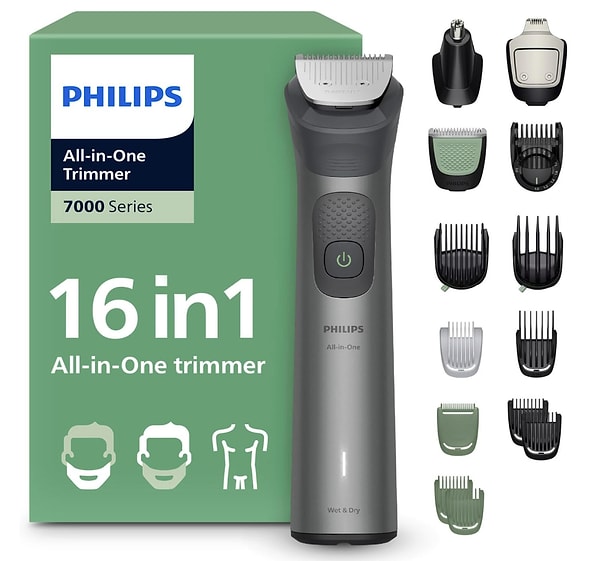 Philips 7000 Serisi 16'sı 1 arada erkek bakım kiti son 365 günün en düşüğü net 2.428,00 TL!