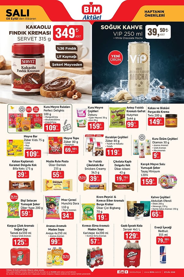 Servet Kakaolu Fındık Kreması 315 g 349 TL