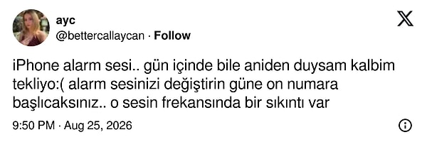 Travmatik bir ses...