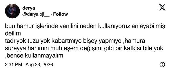 Biraz da tabular...
