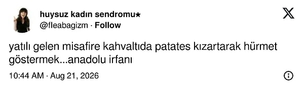 Bir tespit daha...