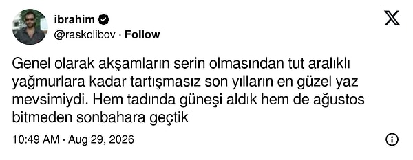 Bazıları olayı meteorolojik olarak yanıtladı.