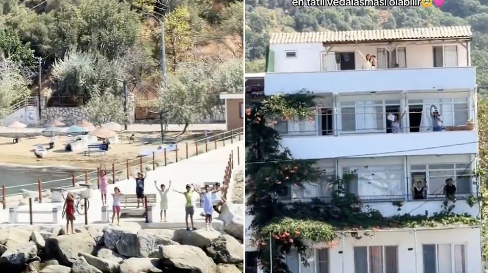 Heartwarming Goodbye: Marmara Island Locals Send Off Tourists With Traditional Water Rite