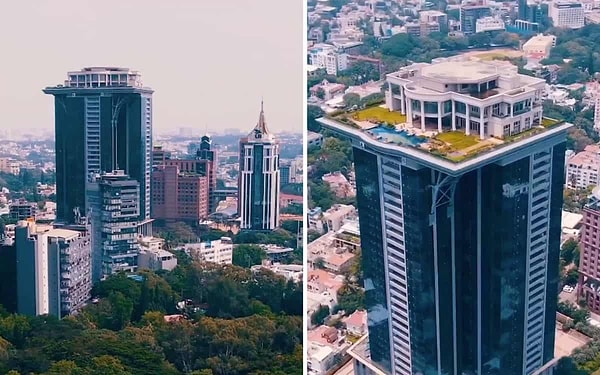 Malikane yaklaşık 120 metre yükseklikte bulunuyor