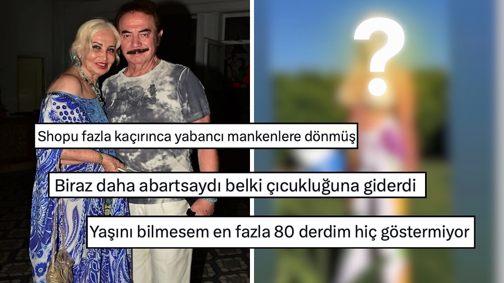 82 Yaşındaki Sevim Emre Bikinili Pozuyla Photoshop'un Dozunu Yine Kaçırdı