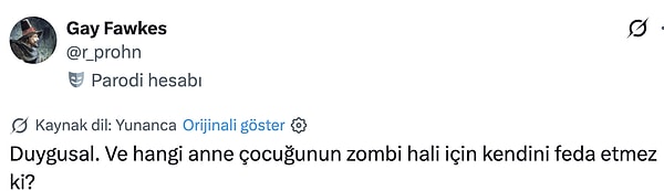 Annelik ve fedakarlık konusu her milletten kullanıcının dikkatini çekti.