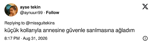Ağlayan da...
