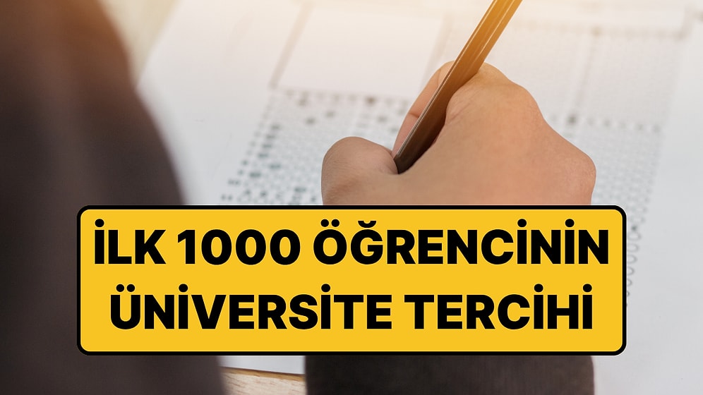 YKS'de İlk Bine Giren Öğrencilerin Kazandıkları Bölümler Belli Oldu