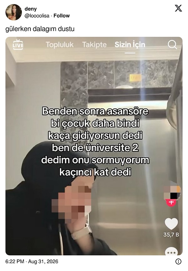 Olur öyle arada.