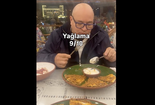 Şirince şarabı 10 üzerinden 2, lahmacunun 10 üzerinden 5...