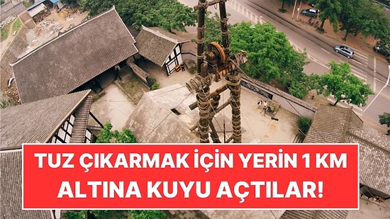 Tuz Çıkarmak İçin Yerin Bir Kilometre Altına Kuyu Açtılar