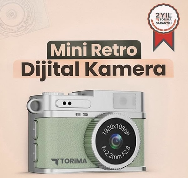 Mini dijital anahtarlık vlog kamerası %34 indirimle 1.210,00 TL yerine net 799,00 TL!