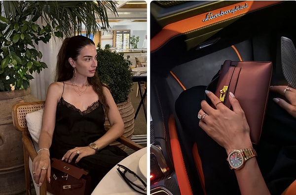 Melisa Aslı Pamuk’un son fotoğrafındaki otomobil, saat, çanta ve tektaş yüzüğün toplam değerinin yaklaşık 91 milyon TL olduğu öne sürüldü.
