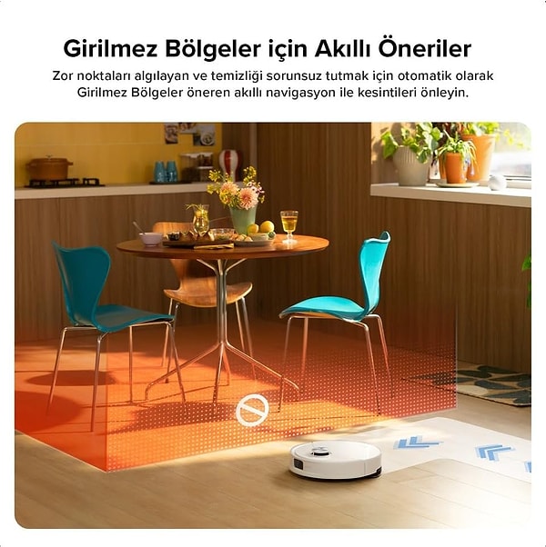 Yerde unutulan çoraplar, kablolar veya evcil hayvan kapları artık birer engel değil!