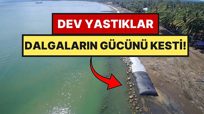 Denizin Altına Dev Kum Yastıkları Döşediler: Plajı Böyle Kurtardılar