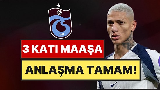 Trabzonspor Richarlison’la 3 Katı Maaşa Anlaştı: Tottenham’a Yeni Teklif Geliyor