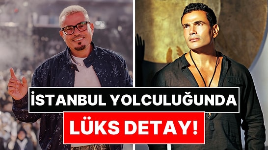 Türkiye'de İlk Kez Sahne Alacak Amr Diab İstanbul'a Özel Jetle Geliyor!