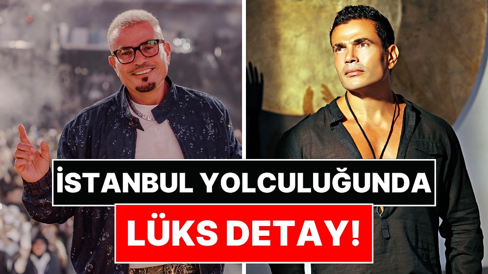 Türkiye'de İlk Kez Sahne Alacak Amr Diab İstanbul'a Özel Jetle Geliyor!