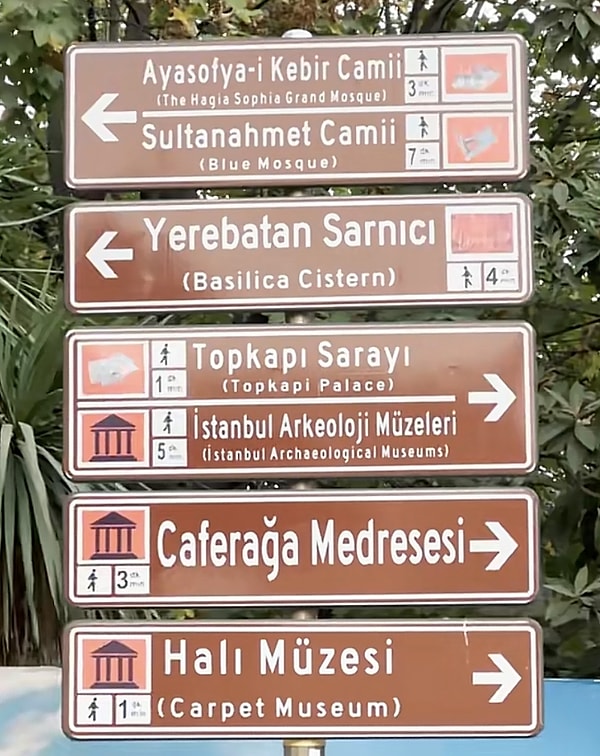 Kahverengi tabelalar, tüm dünyada kültürel varlıkları belirtmek için kullanılıyor.