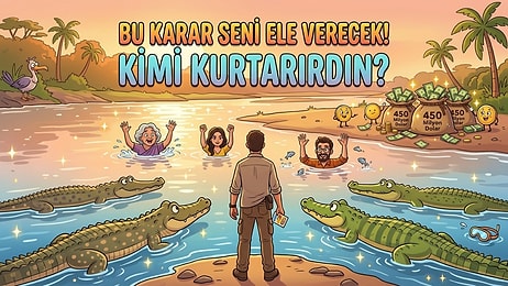 Bu Resimde İlk Kimi Kurtaracağın Karakterini Belirliyor