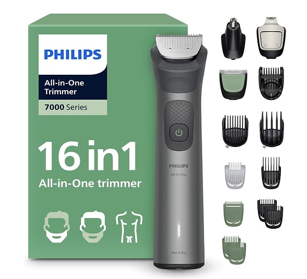 Philips 7000 Serisi 16'sı 1 arada erkek bakım seti son 365 günün en düşüğü net 2.404 TL!