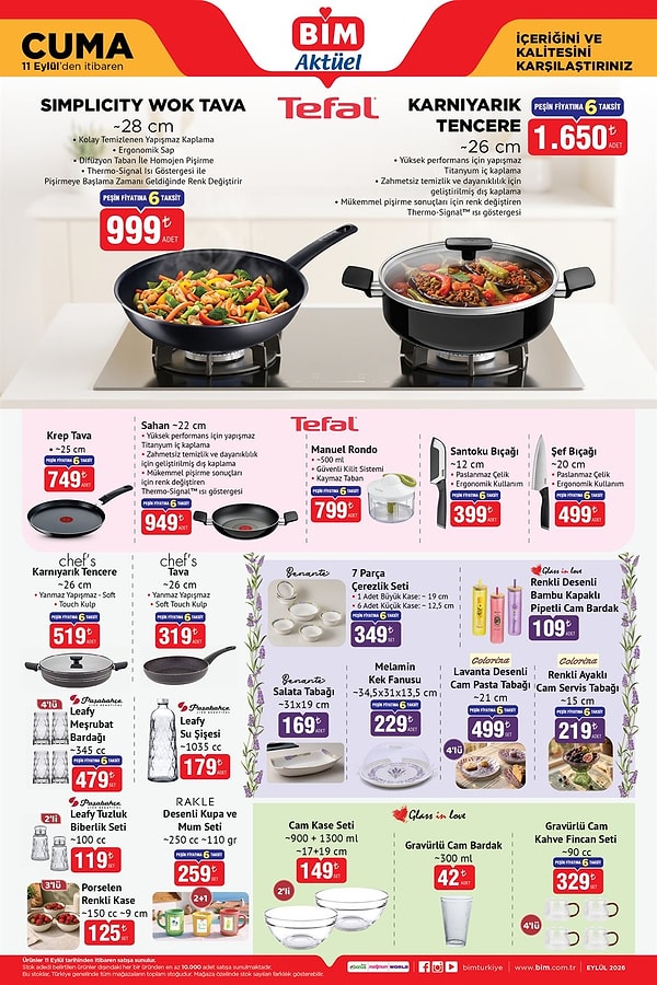 Tefal Simplicity Wok Tava 999 TL