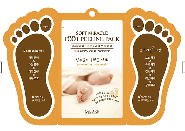 MJCARE Soft Miracle soyulan ayak peeling maskesi %47 indirimle 469,90 TL yerine net 249,05 TL!