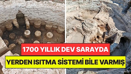 1700 Yıl Önce Lüksün Zirvesini Yaşıyorlarmış: Saraylarında Yerden Isıtma Bile Varmış!