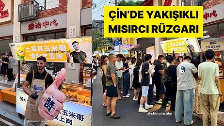 Ünü Karaköy'deki Tezgahından Dünyaya Yayılan Yakışıklı Mısırcı Çin'e Açıldı
